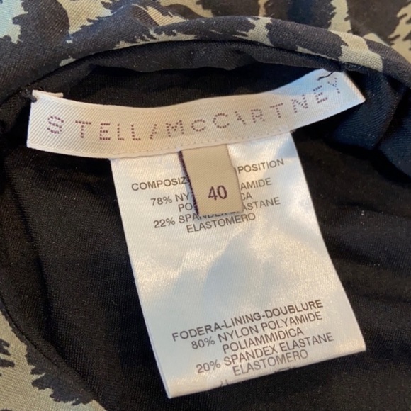 HOST PICK! NWOT Stella McCartney Leopard Print Swimsuit, Size 4 / 6 - Picture 4 of 7